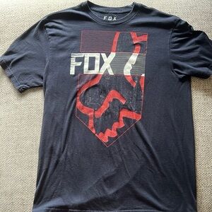 Men’s Fox Racing Tee, Dark Blue, Size L